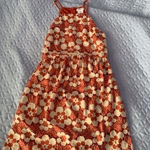 UO Cooperative Daisy Lace High Neck Dress